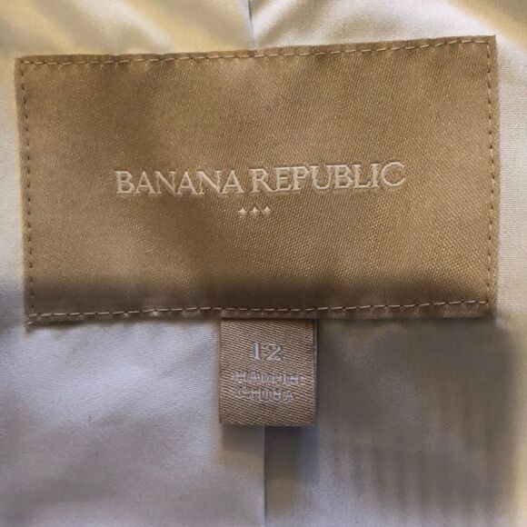 Banana Republic Seersucker Blue and White Pinstriped Blazer 12 - Picture 7 of 8